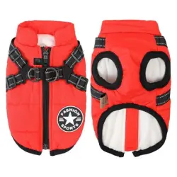IntiMeg Abrigo de invierno 2 en 1 para perros pequeños - 2XL