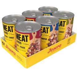 Josera Meatlovers Menú 6 x 400 g comida húmeda para perros - Pack mixto (3 variedades)