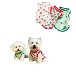 MCBOSON Conjunto 3 camisetas transpirables verano diseño perro pedrería (/) - 1 artículo