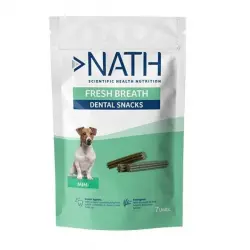 Nath Snacks dentales Mini Fresh Breath para perros
