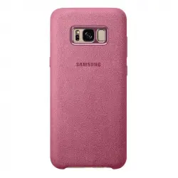 Samsung Alcantara Cover Rosa para Galaxy S8 Plus