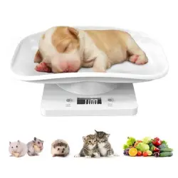 UAMLY Balanza digital para animales pequeños con pantalla LCD - 1 pieza