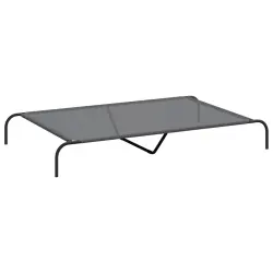 VidaXL Cama elevada Gris para Perros - 150 cm x 90 cm x 20 cm