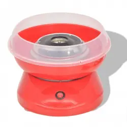 VidaXL Máquina de Algodón de Azúcar Roja