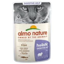 Comida húmeda para gatos adultos Almo Nature Sensitive pescado 70 gr
