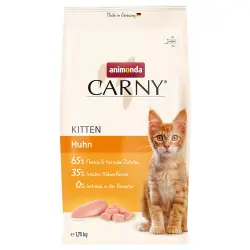 Animonda Carny Kitten con pollo pienso para gatitos - 3 x 1,75 kg