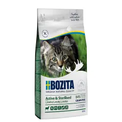 Bozita Grainfree Active & Sterilised con cordero - 10 kg