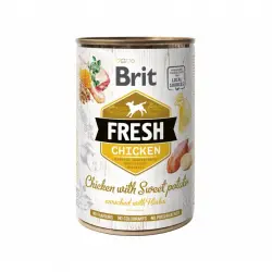 Brit fresh pollo con patata latas para perro, Unidades 6 x 400 gr