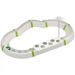 Circuito Entretenimiento Para Gatos Labyrinth Blanco Ferplast