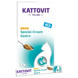 Crema Especial Kattovit Gastro para gatos - Pollo (6 x 15 g)