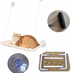 FurryFusion Hamaca para gatos montada en la ventana - Artículo 1