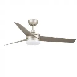 Iluminashop Ventilador de Techo con Luz LED y Mando 24W Motor DC