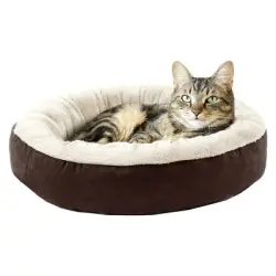 IntiMeg Cama redonda para gatos - Una pieza