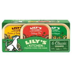 Lily's Kitchen Classic Trays Multipack Comida para perros - 6 x 150 g