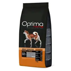 Optimanova Optima Nova Adult Sensitive Salmón pienso para perros - 12 kg