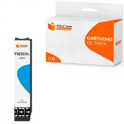 Pccom Essential Cartucho Tinta Compatible Epson T1632/T1622/16XL Cian