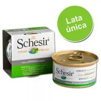 Schesir comida húmeda para gatos - lata única - Consomé: atún con dorada