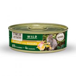 True Origins Wild Adult Conejo y Banana lata para gatos