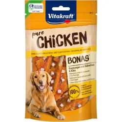 Vitakraft Bonas con pollo y queso snacks para perros - 80 g