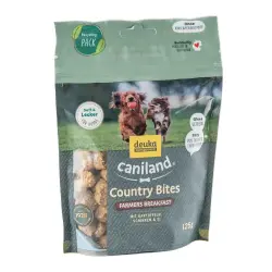 Caniland Country Bites Desayuno Granjero con jamón snacks para perros - 125 g