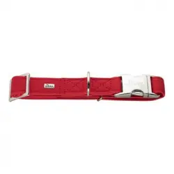 Collar Para Perro Hunter Softie Alu-strong Rojo (40-55 Cm)