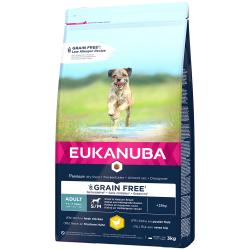 Eukanuba Grain Free Adult razas pequeñas y medianas con pollo - 3 kg
