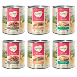 Feringa Classic Meat Menu 6 x 800 g - Pack mixto II: conejo y pavo, cordero y vacuno, pato y ternera