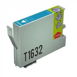 Inkpro Cartucho de Tinta Compatible con Epson T1632XL Cian