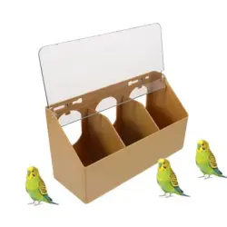 MCBOSON Comedero colgante compartimentado para pájaros y palomas - 1 artículo