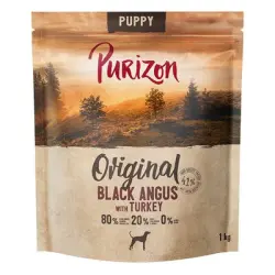 Purizon 3 x 1 kg pienso para perros: ¡20 % de descuento! - Puppy Black Angus con pavo (3 x 1 kg)