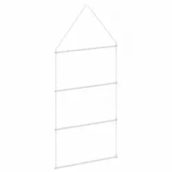 Soporte Para Manta De Montura Acero Inoxidable Plateado Vidaxl