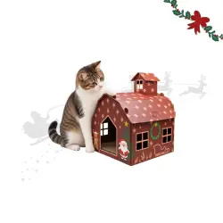 Wonder Christmas Casa Rascador Jengibre para gatos - 44 x 43 x 48.5 cm