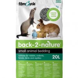 Back2Nature Lecho higiénico para roedores 20 L