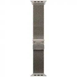 Apple Pulsera Milanese Loop en Titanio Natural 49mm Talla S