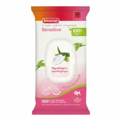 Beaphar Sensitive Toallitas Húmedas Hipoalergénicas para Perros y Gatos, 30