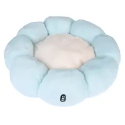 Cama acolchada TIAKI Bluebell para mascotas - 60 x 11 cm (Diám x Al)