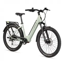 DERUIZ Quartz SUV 2025 Bicicleta Eléctrica SUV 27.5" 644Wh E-City Bike Autonomía Máxima 161Km Verde
