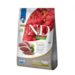 Farmina ND Quinoa Neutered Pienso para gatos de Pato, 5Kg