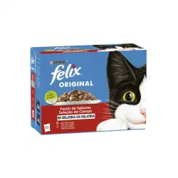 Felix Sensations Selección de Carnes sobres en gelatina - Multipack