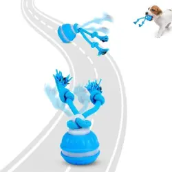 FurryFusion Pelota interactiva para perros - Azul