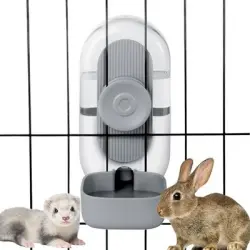 IntiMeg Fuente de agua automática con forma de conejo - Gris