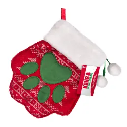 KONG Holiday Stocking Paw - aprox. L 27 x An 22 x Al 3 cm