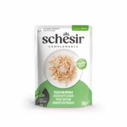 Schesir Complements Filete en gelatina 6 x 70 g en bolsitas - Pollo con lubina
