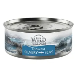 Wild Freedom Adult Instinctive comida húmeda para gatos 6 x 70 g  - Silvery Seas - Con lubina