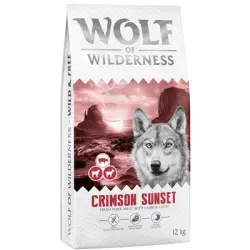 Wolf of Wilderness Adult «Crimson Sunset» cordero y cabra, sin cereales - 12 kg - Receta nueva