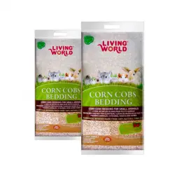Lecho Corn Cobs Bedding para roedores Living World 5L Fresa