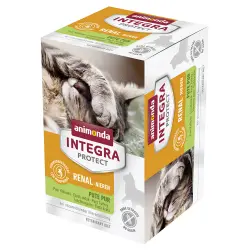 Animonda Integra Protect Adult Renal 6 x 100 g para gatos - Pavo puro