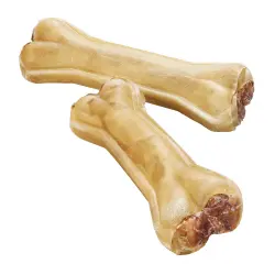 Barkoo huesos prensados rellenos de nervio de buey ¡con descuento! - 6 x 17 cm