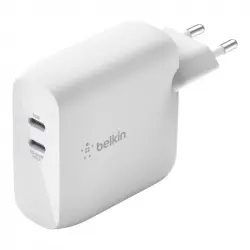 Belkin BoostCharge Cargador de Pared Dual GAN USB-PD de 68 W