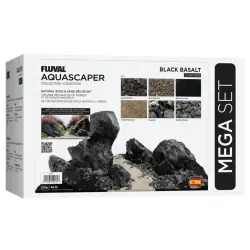 Fluval Kit Aquascaper Rocas y Arena Naturales Acuario para peces - 21 kg